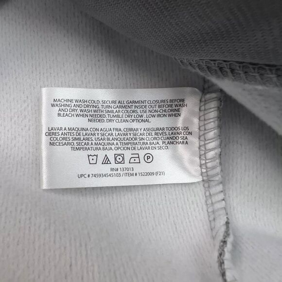 Orvis Sweater Mens Med Performance Pullover Quarter Zip Fleece Gray Pocket - Picture 10 of 10